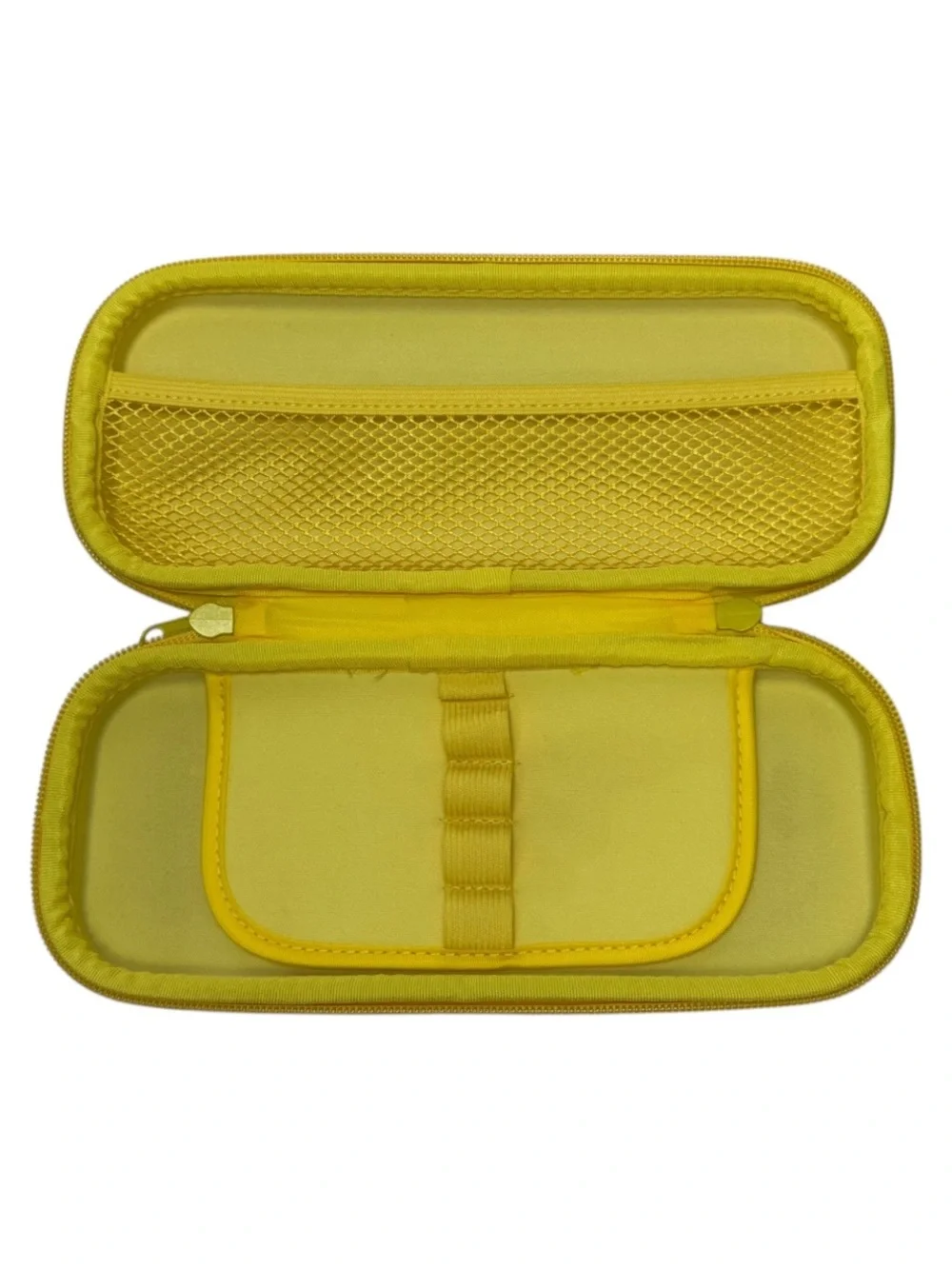 Yellow Minions character zippered pencil case graphics of various Minions.NWT